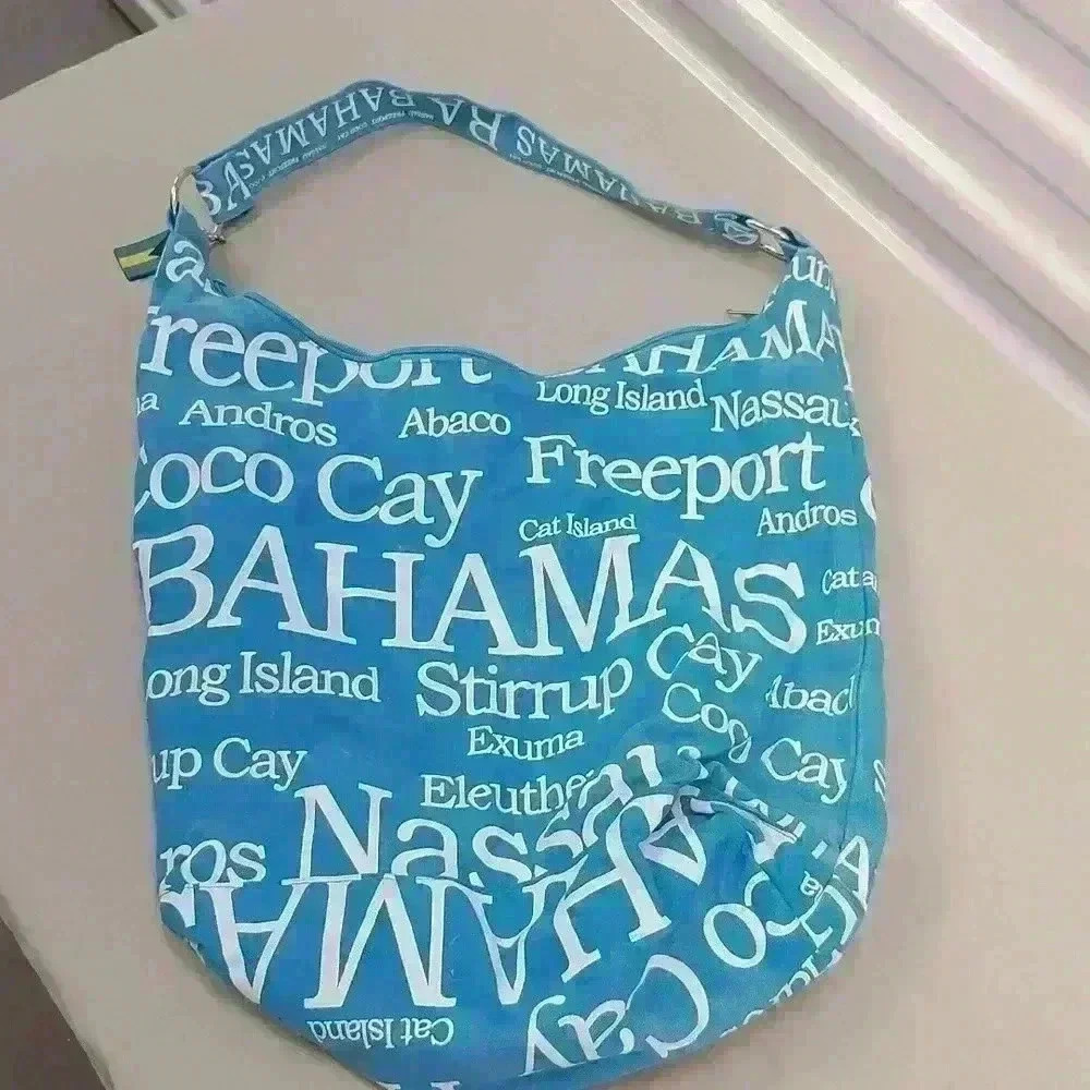 Canvas tote bag from Nassau Bahamas